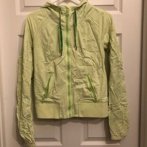 Bright green lululemon jacket